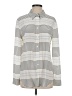 Equipment Stripes Gray Long Sleeve Button-Down Shirt Size S - photo 1