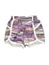 Champion 100% Polyester Stripes Purple Athletic Shorts Size 4 - photo 1