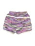 Champion 100% Polyester Stripes Purple Athletic Shorts Size 4 - photo 2