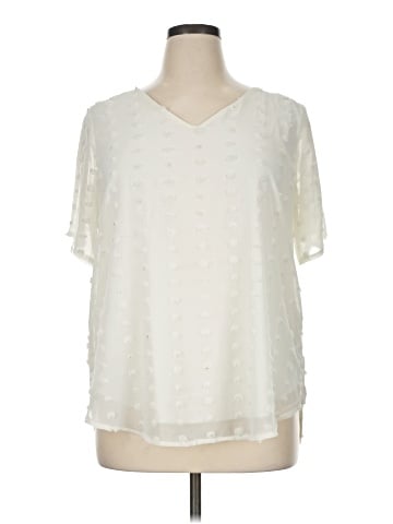Zenana Short Sleeve Blouse (view 1)