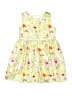 Bonnie Jean 100% Polyester Floral Yellow Dress Size 4 - photo 1