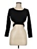 Charlotte Russe Black Long Sleeve Top Size M - photo 1
