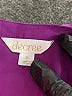 Decree 100% Polyester Purple 3/4 Sleeve Blouse Size S - photo 7