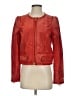 RED Valentino 100% Leather Red Leather Jacket Size 6 - photo 1