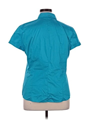 New York & Company Short Sleeve Blouse (view 2)