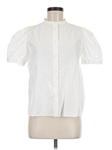 FRAME Short Sleeve Blouse (view 1)
