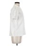 FRAME 100% Cotton White Short Sleeve Blouse Size M - photo 4