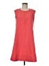 DKNY Solid Red Casual Dress Size 8 - photo 1