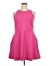 Athleta Solid Pink Casual Dress Size 2X - photo 1