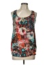 Olive and Oak 100% Polyester Teal Sleeveless Blouse Size L - photo 1