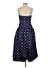 Self-Portrait 100% Polyester Polka Dots Blue Cocktail Dress Size 8 - photo 2