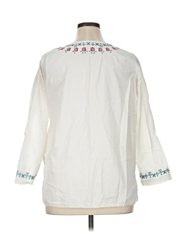 Denim & Co 3/4 Sleeve Blouse (view 2)
