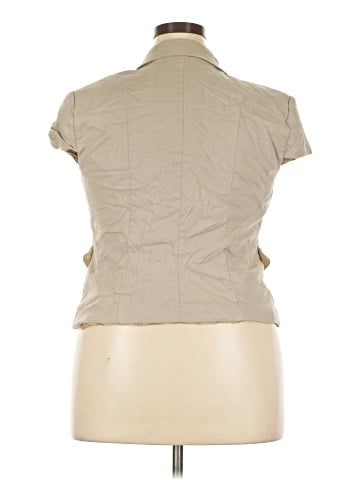 7th Avenue Design Studio New York & Company Sleeveless Button-Down Shirt (view 2)