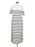 J.Crew Stripes Ivory Casual Dress Size XXL - photo 2