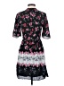 CeCe Floral Black Casual Dress Size 0 - photo 2