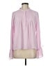 J.Crew 100% Polyester Pink Long Sleeve Blouse Size M - photo 1