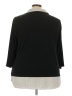 Adrianna Papell Black 3/4 Sleeve Top Size 3X - photo 2