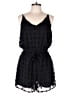 She + Sky 100% Polyester Hearts Black Romper Size L - photo 1