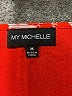 My Michelle 100% Polyester Orange Short Sleeve Blouse Size M - photo 7