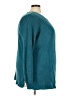 Jessica London Chevron-herringbone Teal Pullover Sweater Size 26 - 28 - photo 4