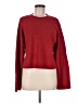 Pink Rose Solid Red Pullover Sweater Size M - photo 1