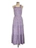 Gilli Paisley Purple Casual Dress Size L (petite) - photo 1
