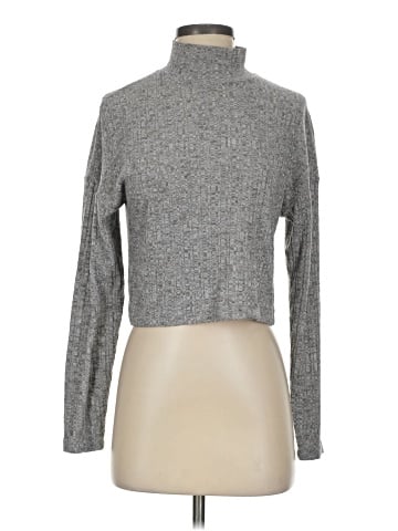 Topshop Long Sleeve Turtleneck (view 1)