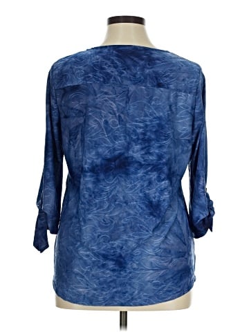 Croft & Barrow 3/4 Sleeve Blouse (view 2)