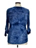 Croft & Barrow Blue 3/4 Sleeve Blouse Size XL - photo 2