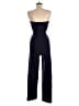 Go Couture Solid Blue Jumpsuit Size L - photo 2