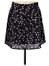 Promod 100% Polyester Hearts Black Casual Skirt Size 6 - photo 1