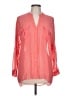 Candie's 100% Polyester Pink Long Sleeve Blouse Size L - photo 1