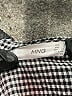 MNG Checkered-gingham Gray Casual Dress Size 4 - photo 7