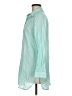 Oliphant Teal Long Sleeve Blouse Size M - photo 5