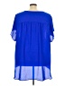 Torrid 100% Polyester Blue 3/4 Sleeve Blouse Size 5X Plus (6) - photo 2