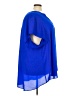 Torrid 100% Polyester Blue 3/4 Sleeve Blouse Size 5X Plus (6) - photo 4