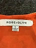 Rose + Olive 100% Polyester Orange Sleeveless Blouse Size L - photo 7