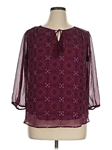 St. John's Bay 3/4 Sleeve Blouse (view 1)
