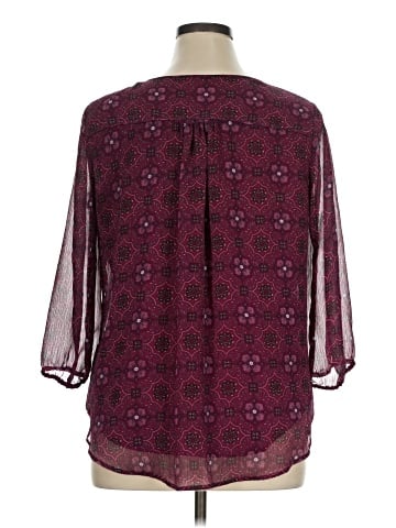 St. John's Bay 3/4 Sleeve Blouse (view 2)