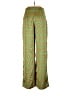 Akira 100% Polyester Paisley Green Casual Pants Size M - photo 2