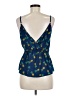 Lily White 100% Polyester Blue Sleeveless Blouse Size M - photo 2