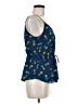 Lily White 100% Polyester Blue Sleeveless Blouse Size M - photo 4
