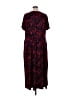 Catherines Print Red Casual Dress Size 1X - photo 2