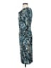 David Meister Paisley Teal Cocktail Dress Size 4 - photo 5