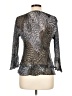 Alberto Makali 100% Polyester Gray 3/4 Sleeve Blouse Size L - photo 2
