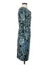 David Meister Paisley Teal Cocktail Dress Size 4 - photo 4