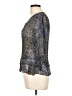 Alberto Makali 100% Polyester Gray 3/4 Sleeve Blouse Size L - photo 5