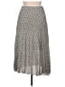 Max Studio 100% Polyester Print Gray Casual Skirt Size XL - photo 1