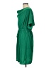 Mossimo 100% Polyester Solid Green Casual Dress Size L - photo 5