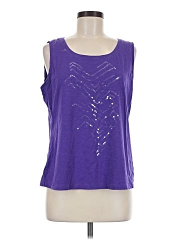 Zenergy by Chico's Sleeveless T-Shirt (view 1)